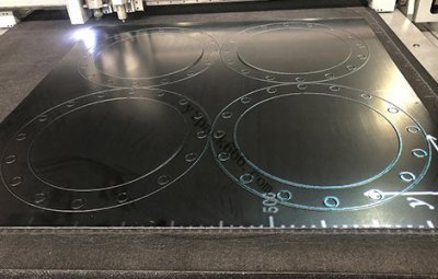 四氟垫片振动刀切割智能电脑打样机精度高无烧焦免刀模亿泰